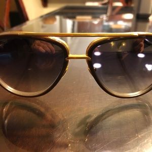 DITA MACH TWO SUNGLASSES, GREY/GOLD